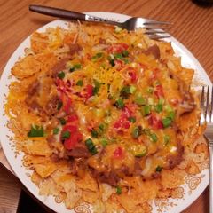 A picture of Fridge Clean Out Nachos.