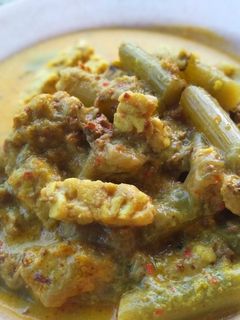 Foto resep Talas Tempe Kuah Santan terasi