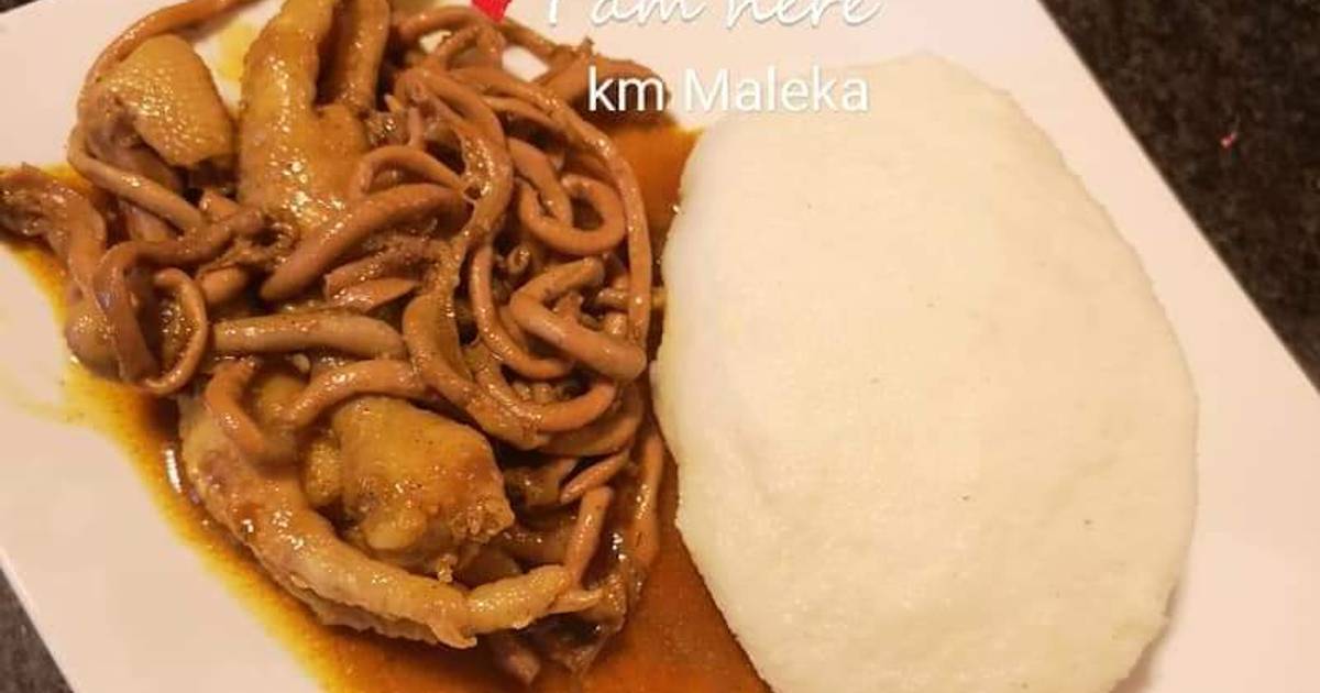 Chicken feet and intense Recipe by Kamogelo Maleka (KmCooking Obsession