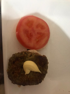 Una foto de Hamburguesa de lenteja