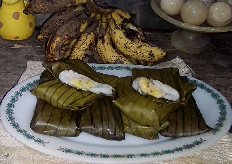 resep cara mengolah Nagasari Or Nogosari Lembut Sangat