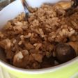 Arroz con setas
