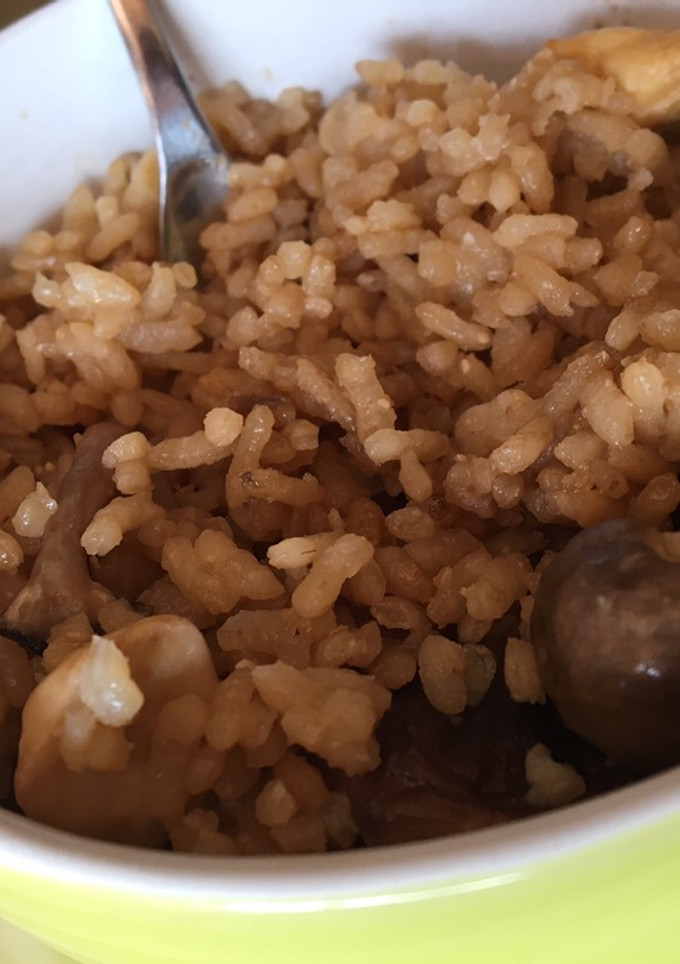Una foto de Arroz con setas