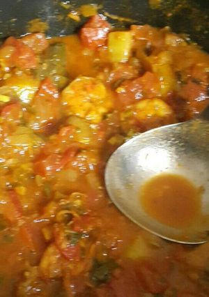 صورة لوصفة صالونة سمك بالربيان