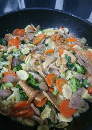 Foto resep Cah Kembang Tahu Sayuran