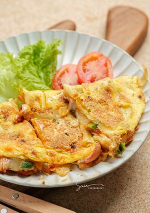 Foto resep Cheesy Potato Egg