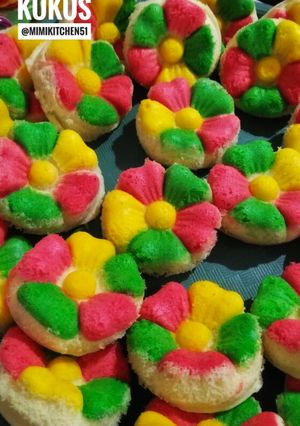 Foto resep Bolu kukus bunga