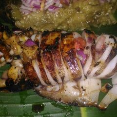 A picture of Stuffed Grilled Squid.