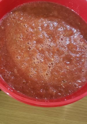 Una foto de Salsa de habanero con jitomate