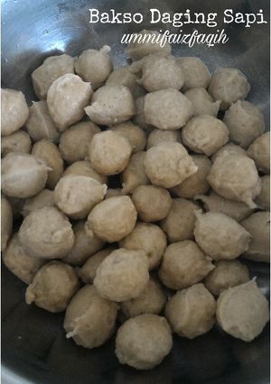 Foto resep Bakso Sapi..kenyal tapi lembut 😁👌👍