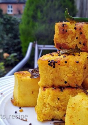 A picture of Instant Dhokla.