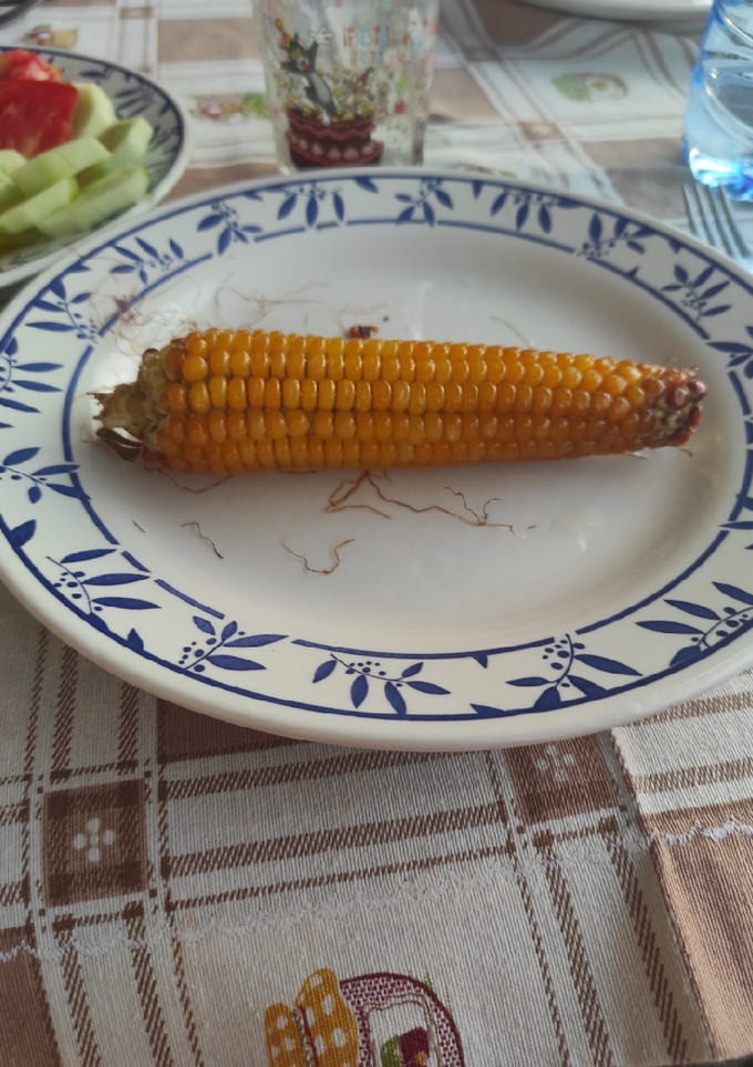 Una foto de Mazorcas de maíz en airfryer