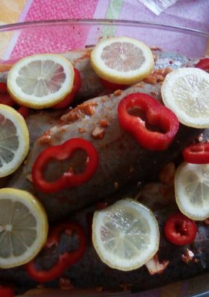 صورة لوصفة سمك بالفرن