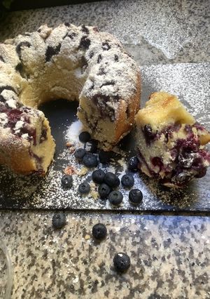 Une photo de Cake aux 🫐myrtilles 🫐 🌿