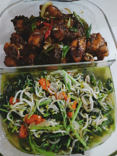 Foto resep Tumis Bayam dan Tauge