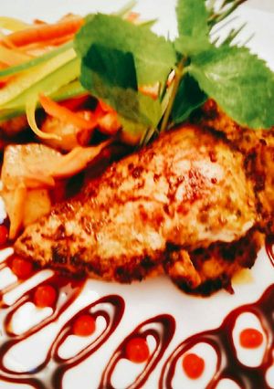 صورة لوصفة Girell charmoula chicken