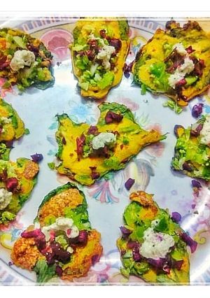 A picture of Palak toasties.