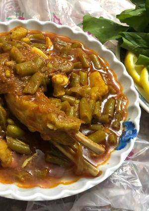 صورة لوصفة ايدام فاصوليا