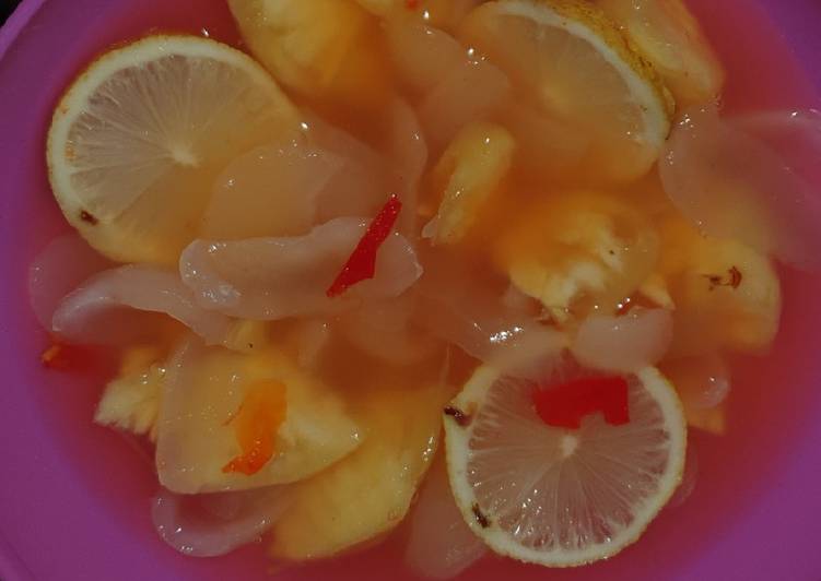 Bumbu Manisan pedas rambutan dan nanas | Cara Membuat Manisan pedas rambutan dan nanas Yang Enak dan Simpel