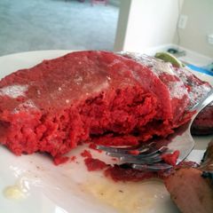 A picture of Red Velvet Pancakes.