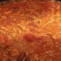 A picture of Crazy Cha Cha ' s Chipotle Chili.