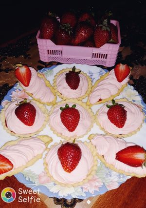 صورة لوصفة تارت الفراولة 🍓