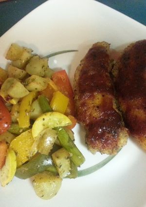A picture of Mesquite BBQ Fried Chicken.