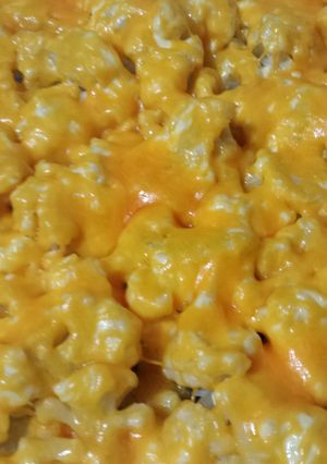 A picture of Cauliflower & cheese bake.