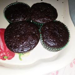 Chocolate cupcakes A picture of Chocolate cupcakes.