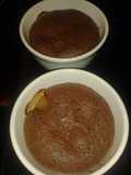 Pear and chocolate pudding