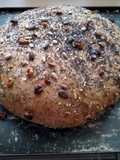 Vickys Brown Seeded Walnut Bread, GF DF EF SF