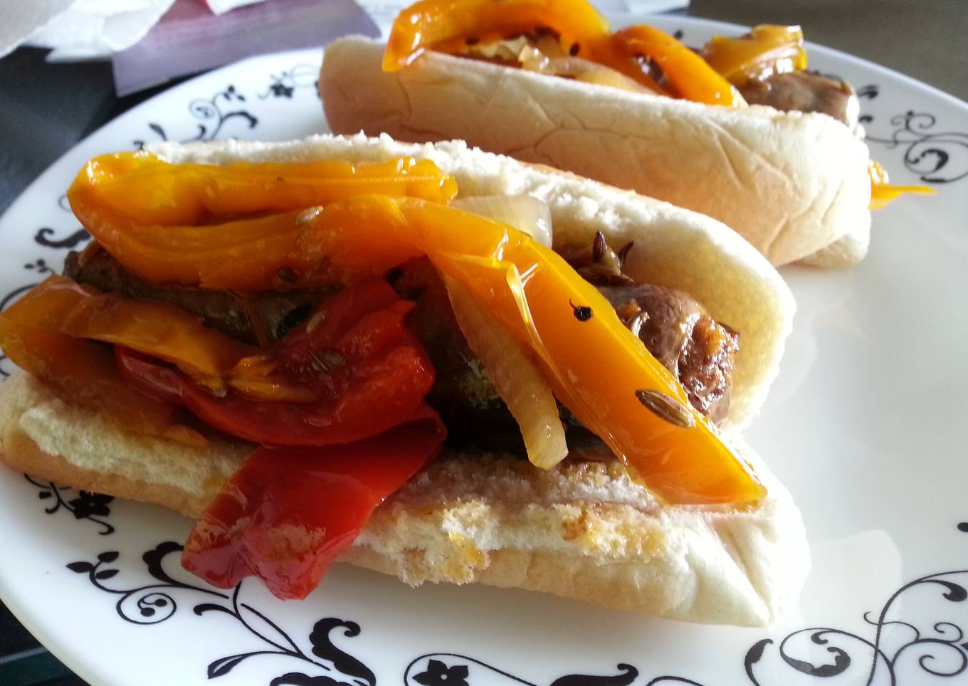 Crockpot Italian Sausages and Peppers