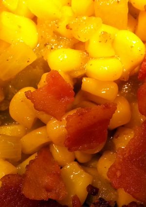 A picture of Easy sweet and spicy corn.