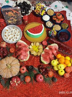 عکسی از دستور سفره یلدا