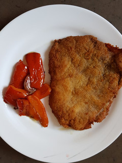 Foto principal de Cachopo rápido con crema de queso y jamón