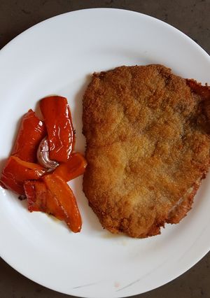 Foto principal de Cachopo rápido con crema de queso y jamón