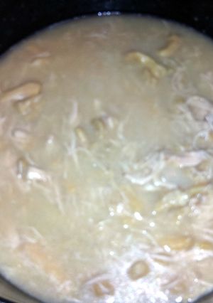 A picture of Homemade Chicken and Noodles.