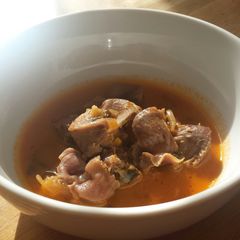 Chicken Gizzard Stew A picture of Chicken Gizzard Stew.