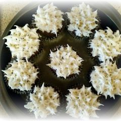 A picture of Momma's mocha cupcakes.