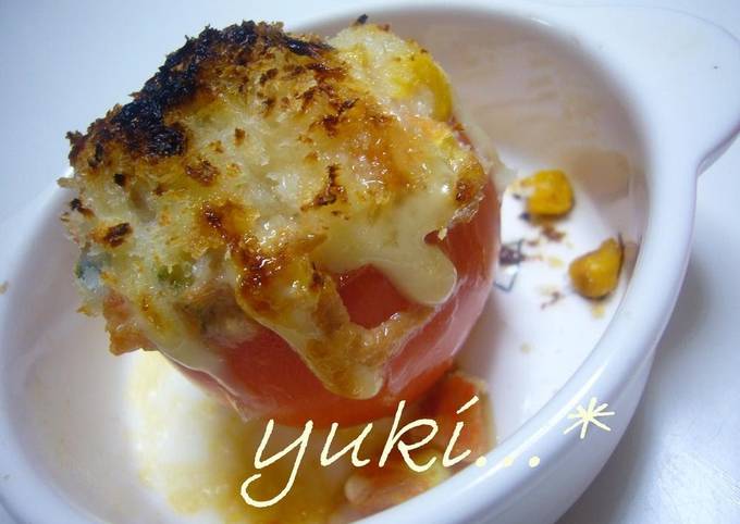 Whole Grilled Tomato Salad