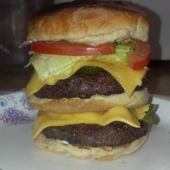 A picture of Fire in the hole Double Cheeseburger.
