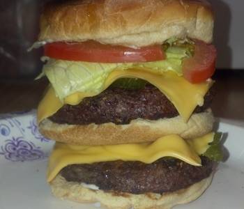 Latest Recipe Fire in the hole Double Cheeseburger Yummy