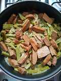 Nopales with Beef Fajitas