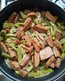 Nopales with Beef Fajitas
