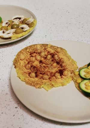 Una foto de Crepes salados (veganos)