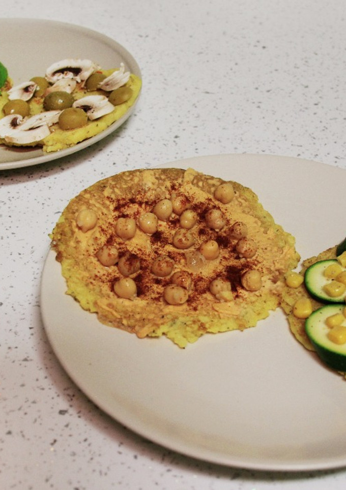 Una foto de Crepes salados (veganos)