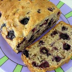 A picture of Stacy's Blueberry Banana Bread.