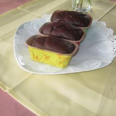 A picture of Chocolate beetroot muffins.