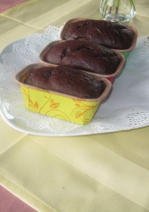 A picture of Chocolate beetroot muffins.