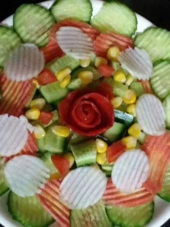 Recipe Green Salad with Corn the Delicious Really delicious